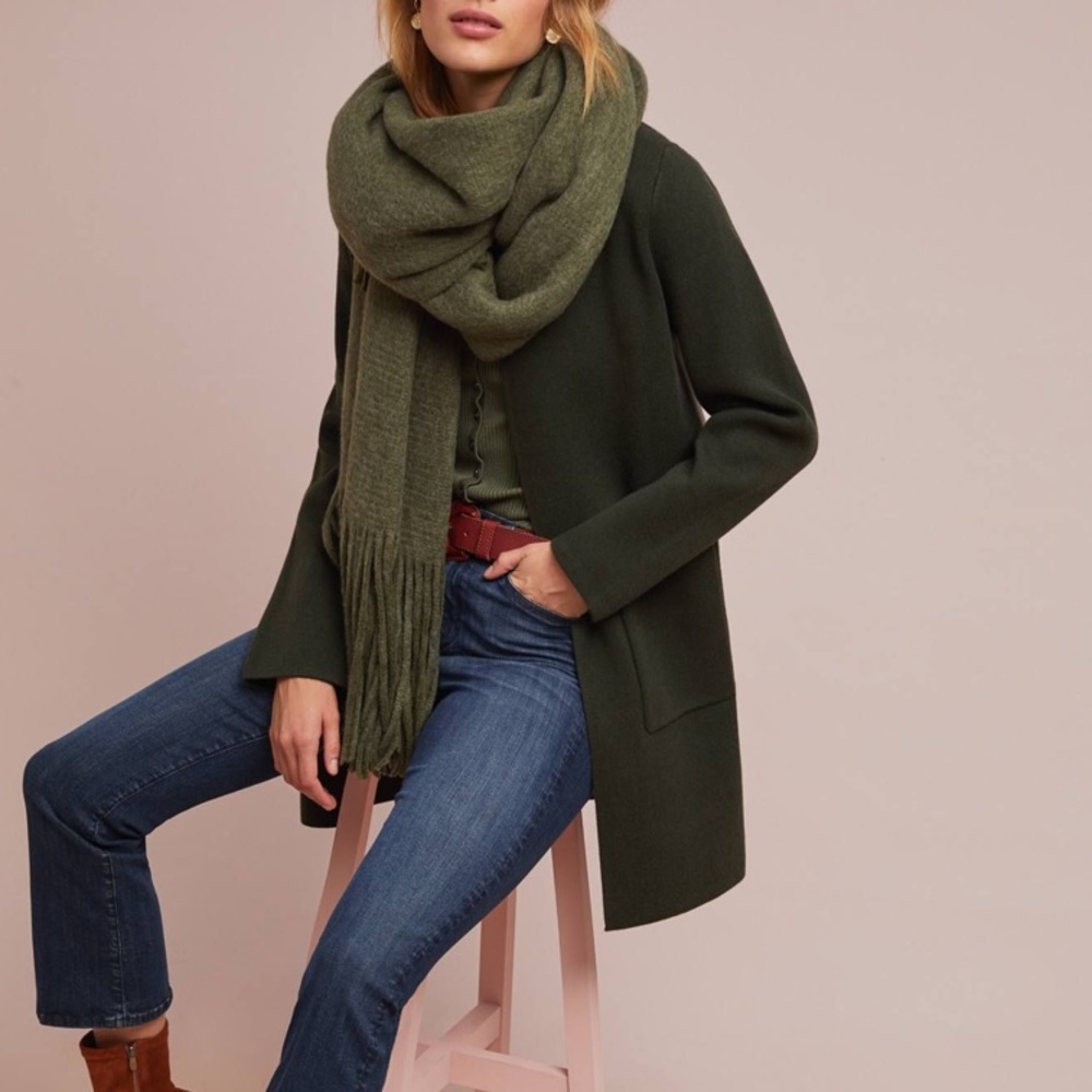 Anthropologie MOTH Tamie Coat Jacket Sweater Small